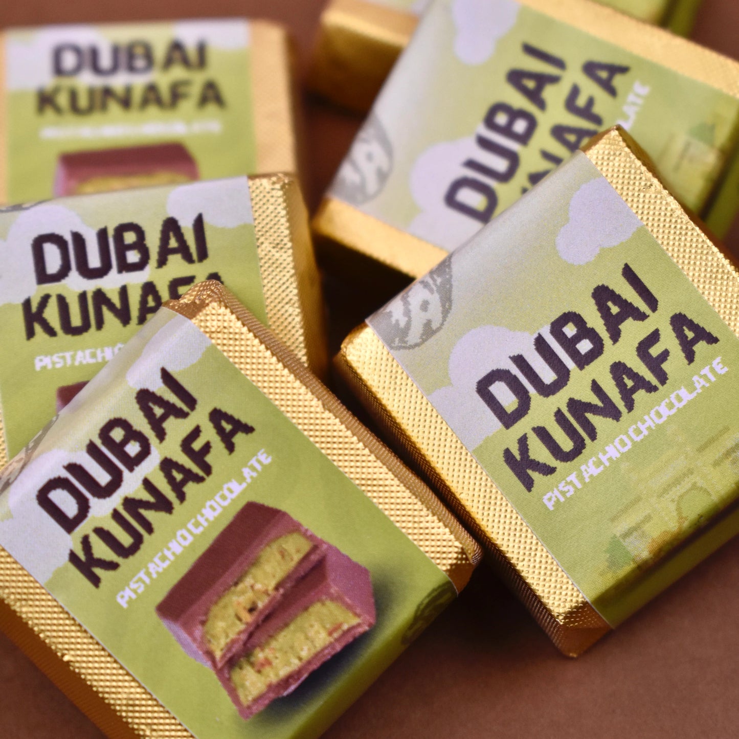 Royal Dubai Kunafa Chocolate – 8pcs Premium Box