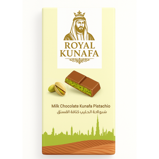 Royal Arabian Kunafa – Signature Chocolate Kunafa Bar